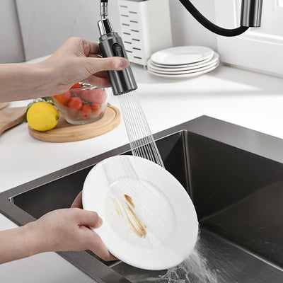 Metora Modern Pull-Down Kitchen Faucet with Temperature Display-KF2501