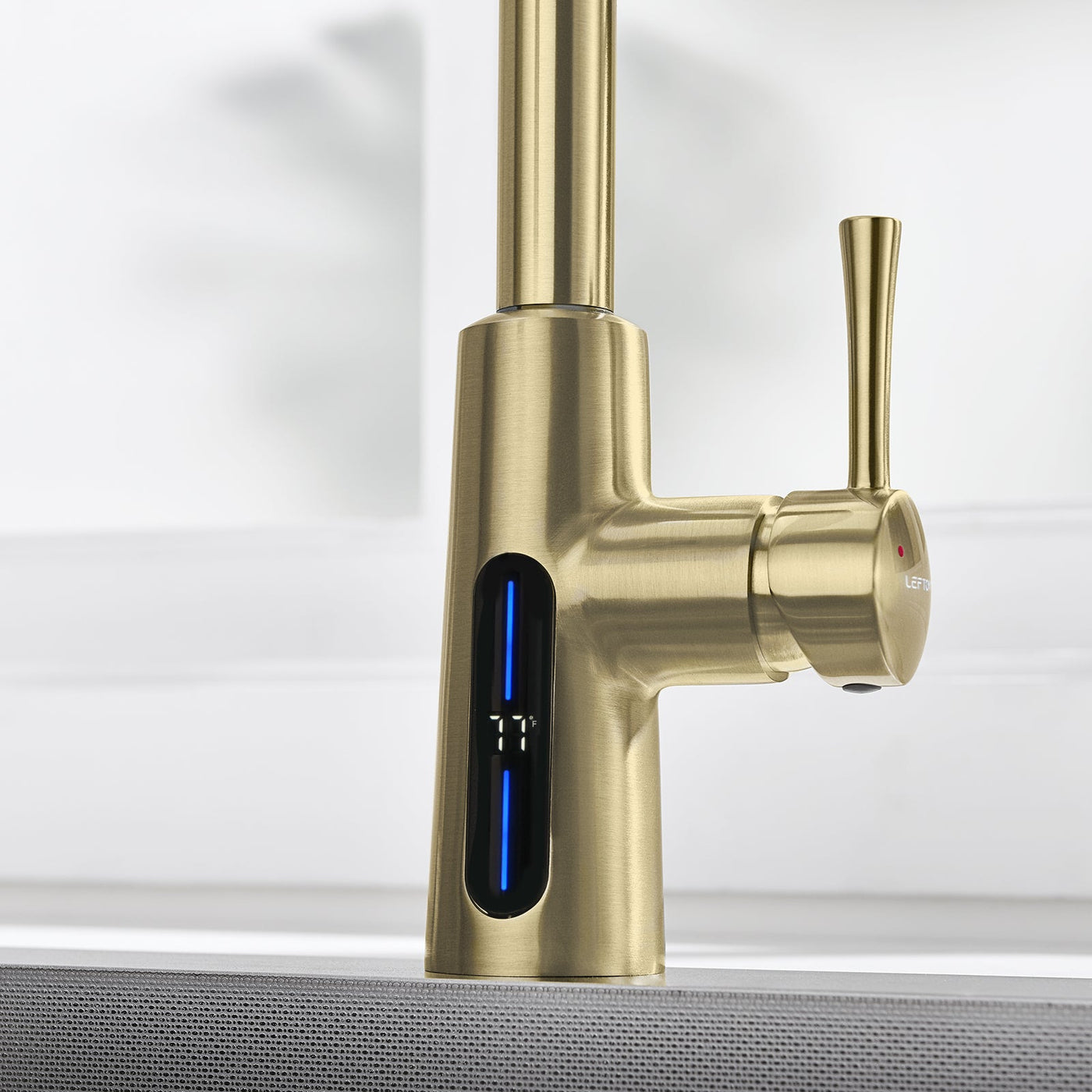 Metora 33"x 22" Stainless Steel Farmhouse Kitchen Sink-FS2501 with Modern Pull-Down Kitchen Faucet-KF2501