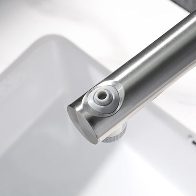 Metora Single-Hole Liftable Pull-Out Bathroom Faucet With Temperature Display-BF2501