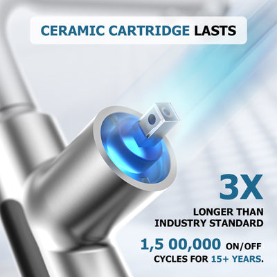 Metora Single-Hole Liftable Pull-Out Bathroom Faucet With Temperature Display-BF2501