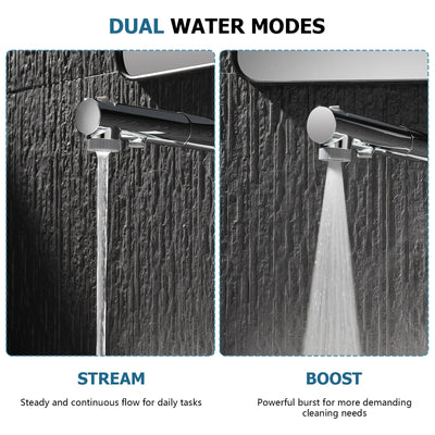 Metora Single-Hole Liftable Pull-Out Bathroom Faucet With Temperature Display-BF2501