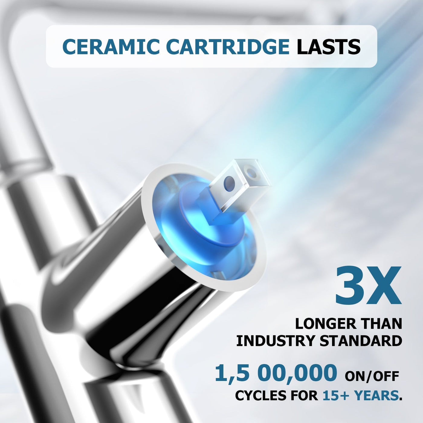 Metora Single-Hole Liftable Pull-Out Bathroom Faucet With Temperature Display-BF2501