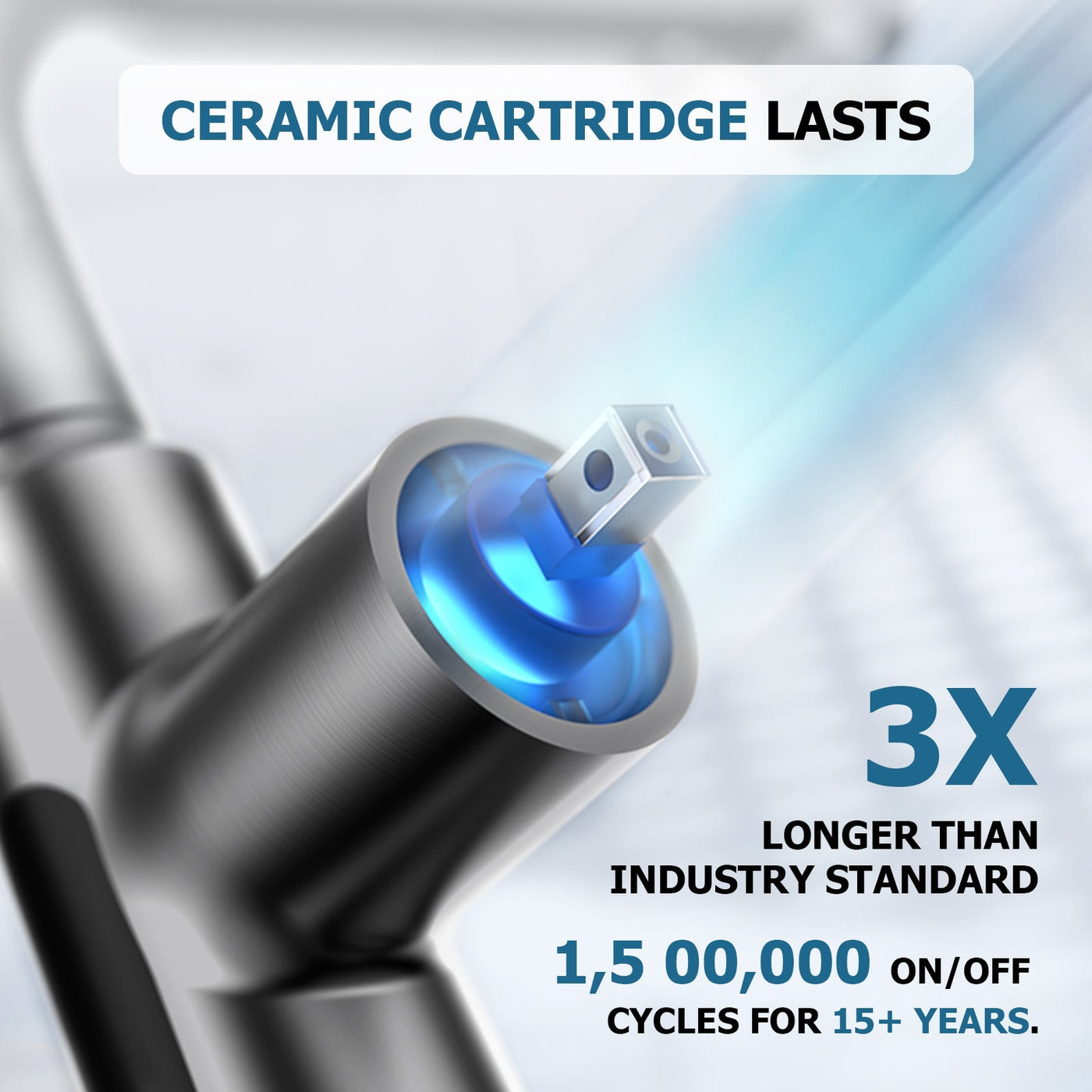 Metora Single-Hole Liftable Pull-Out Bathroom Faucet With Temperature Display-BF2501