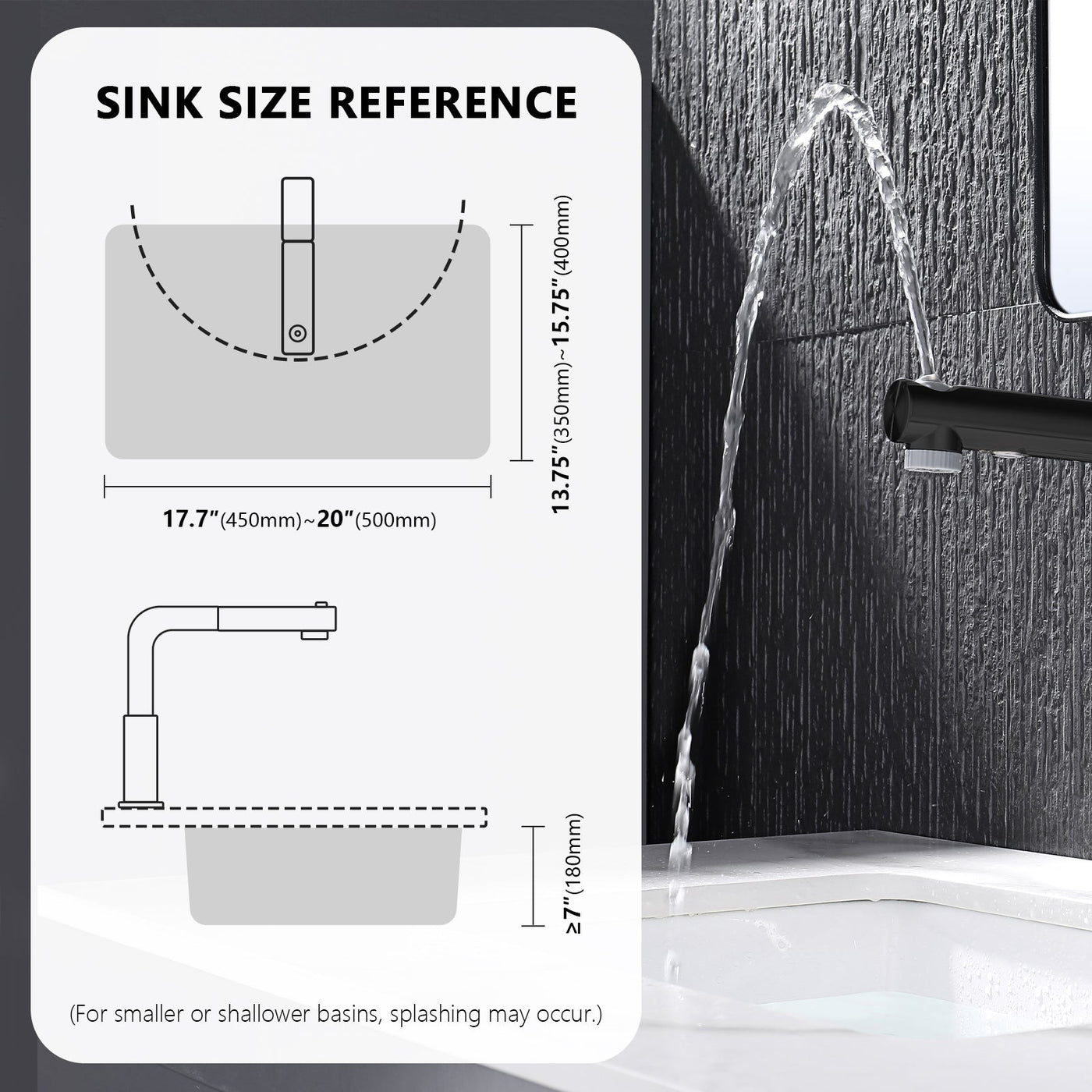 Metora Single-Hole Liftable Pull-Out Bathroom Faucet With Temperature Display-BF2501