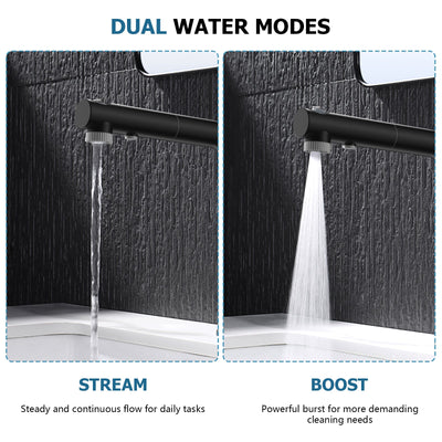 Metora Single-Hole Liftable Pull-Out Bathroom Faucet With Temperature Display-BF2501