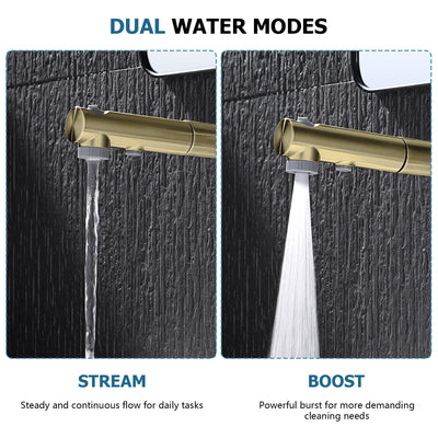 Metora Single-Hole Liftable Pull-Out Bathroom Faucet With Temperature Display-BF2501