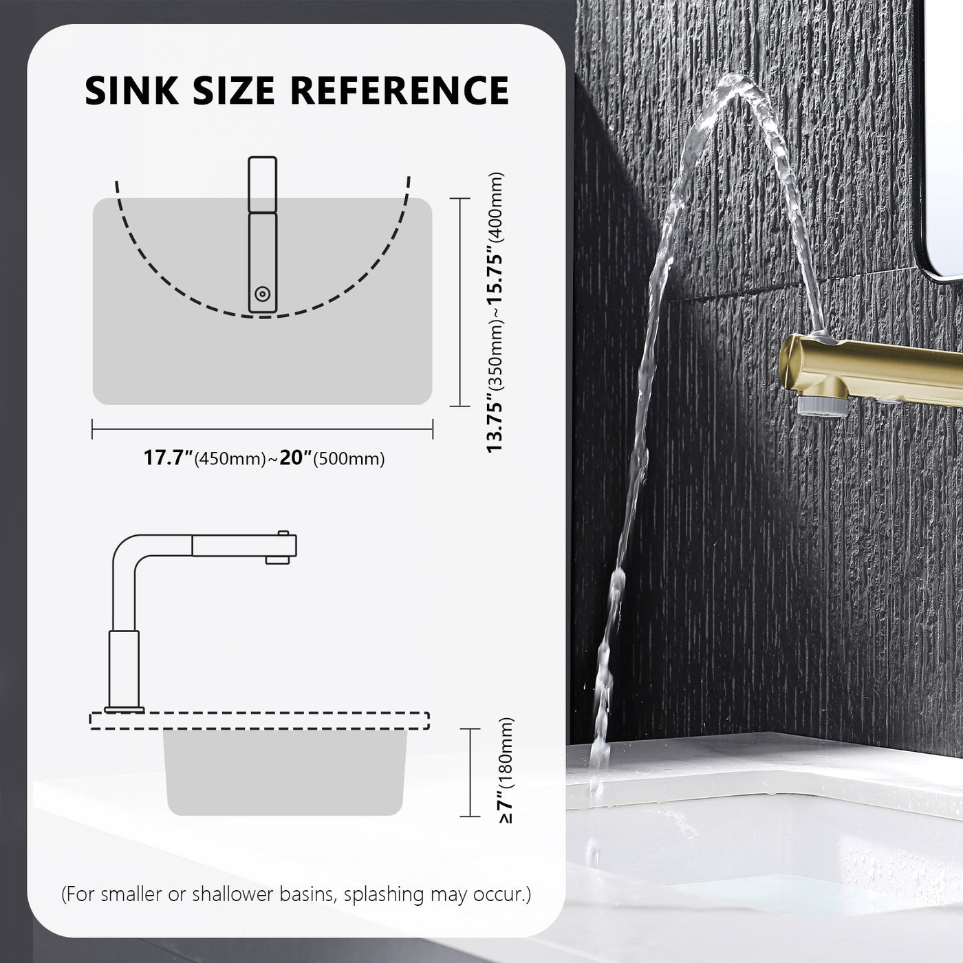Metora Single-Hole Liftable Pull-Out Bathroom Faucet With Temperature Display-BF2501