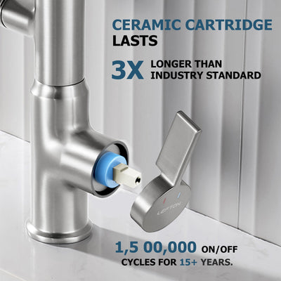 Metora Single-Hole Rotatable Faucet with Temperature Display-BF2204