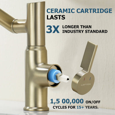 Metora Single-Hole Rotatable Faucet with Temperature Display-BF2204