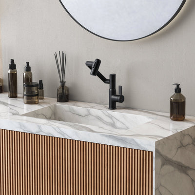 Metora Single-Hole Rotatable Faucet with Temperature Display-BF2204