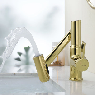 Metora Single-Hole Rotatable Faucet with Temperature Display-BF2204