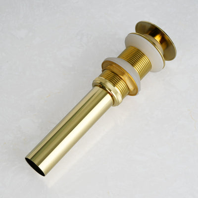 Metora Bathroom Sink Pop Up Drain Stopper Without Overflow-D01