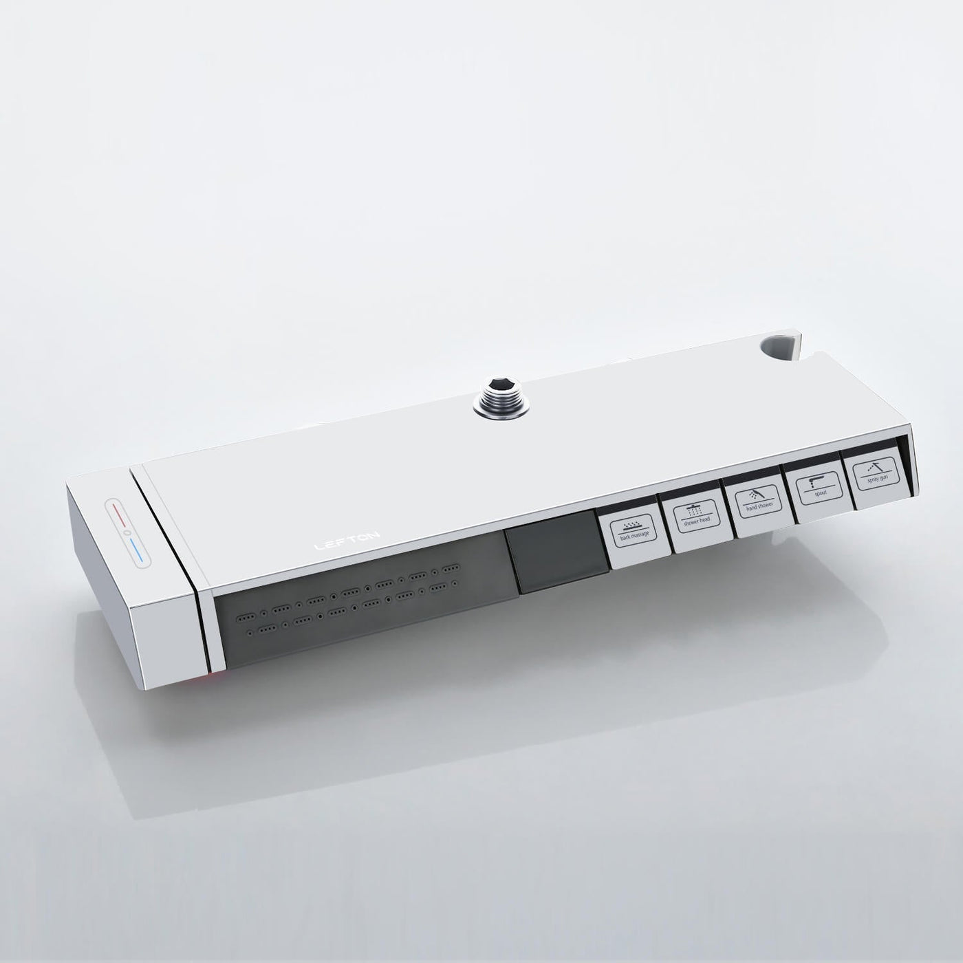 Metora Thermostatic Shower System with 5 Water Modes and Temperature Display Screen-SST2206