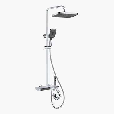 Metora Thermostatic Shower System with 5 Water Modes and Temperature Display Screen-SST2206