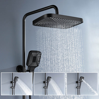 Metora Thermostatic Shower System with 5 Water Modes and Temperature Display Screen-SST2206